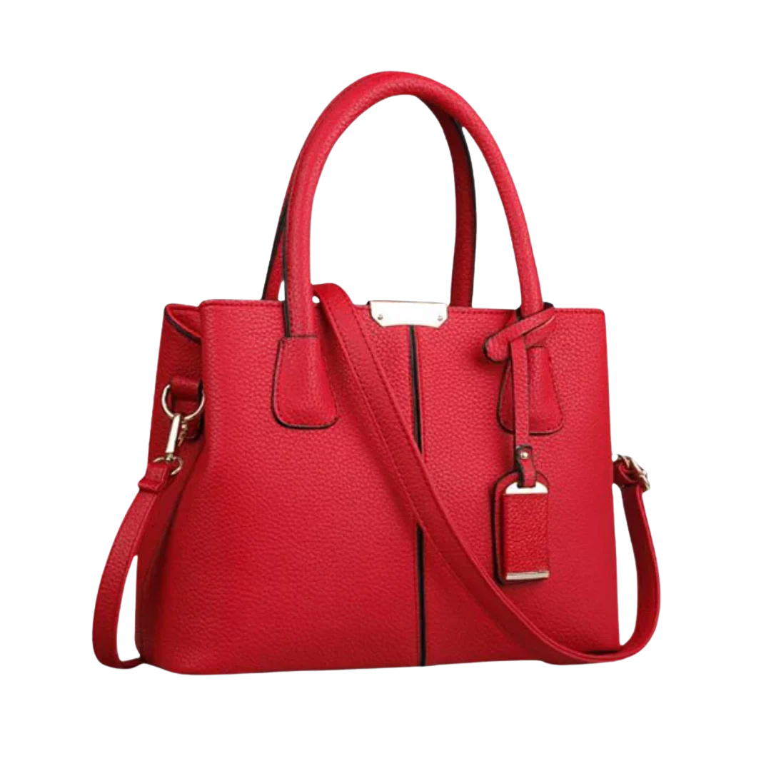 Selene - Elegant Structured Tote Handbag With Detachable Shoulder Strap