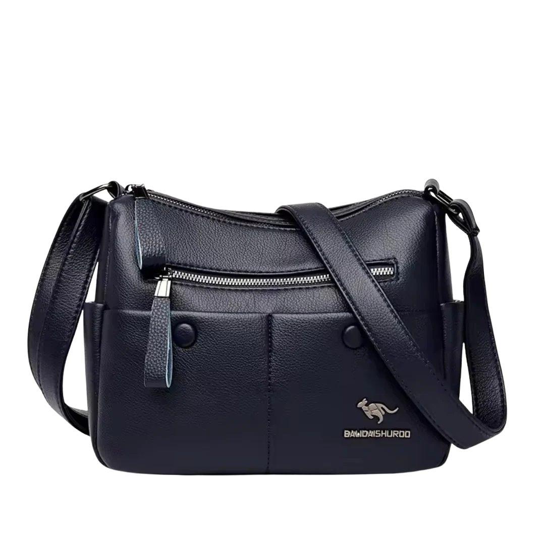 Riley - Classic Everyday Crossbody Bag With Front Zippers