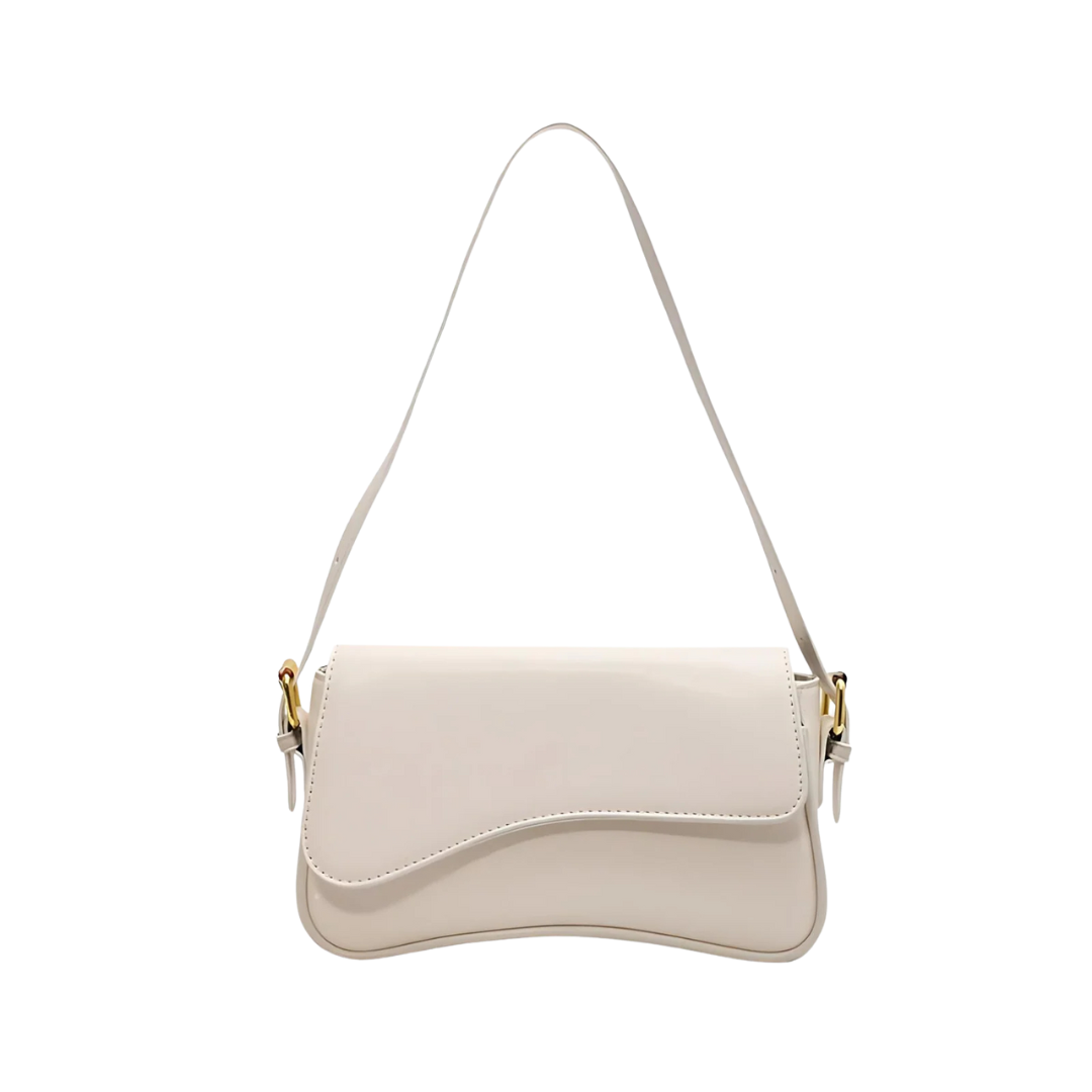 Elle - Minimalist Curved Shoulder Bag With Sleek Design