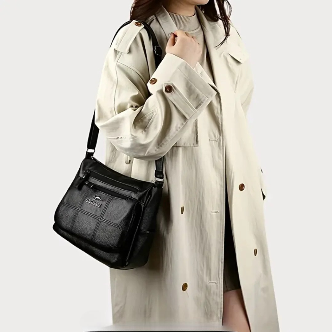 Amara - Classic Multi-Pocket Hobo Shoulder Bag