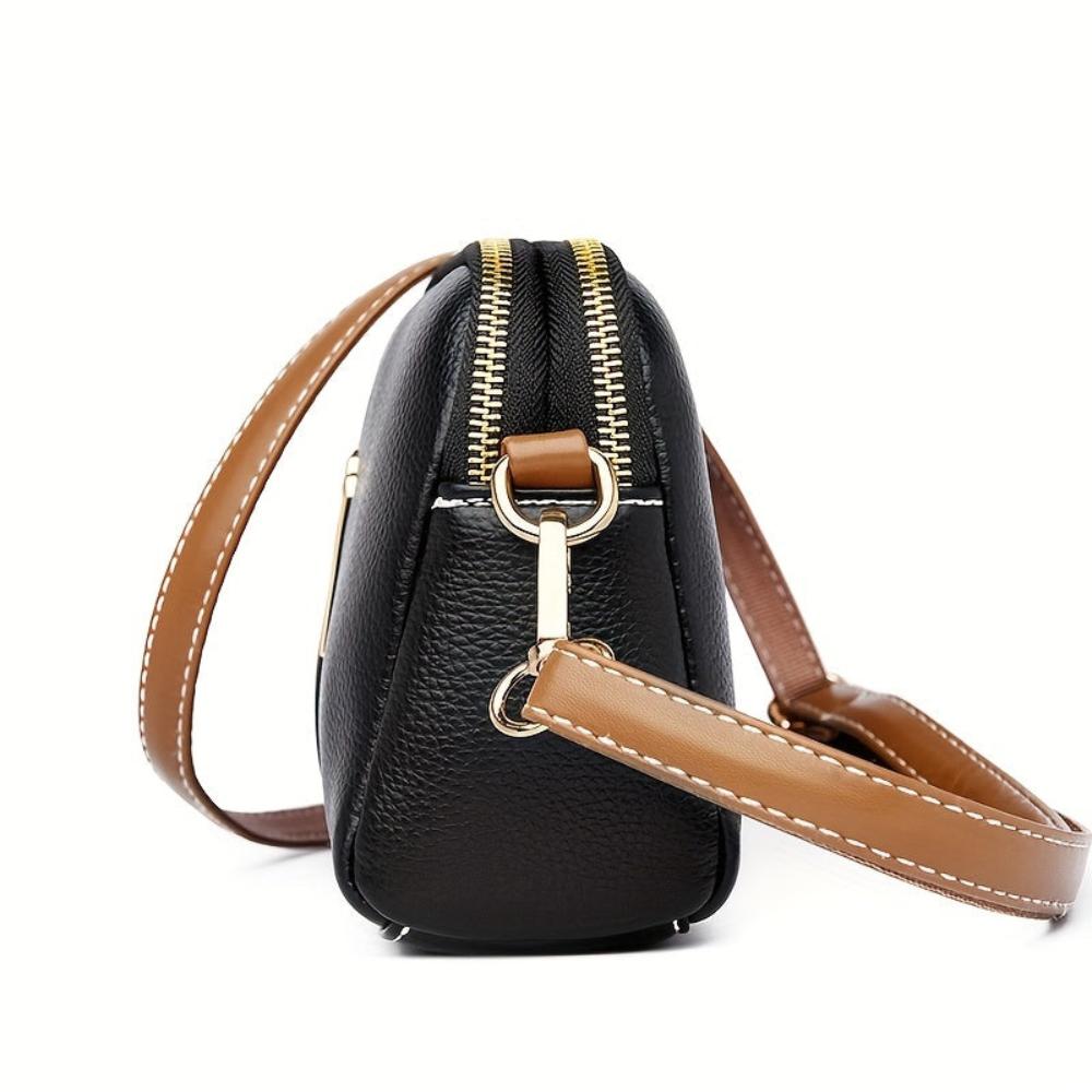 Mila Litchi Embossed Crossbody Bag (BUY 1 GET 1 FREE)