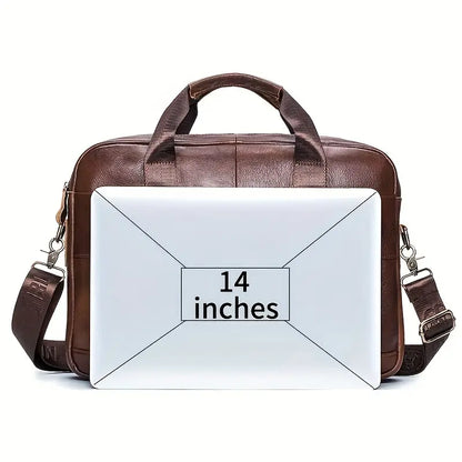 Jared - Leather Crossbody Messenger Bag