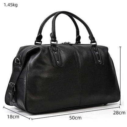 Justin - Soft Cowhide Leather Travel Bag
